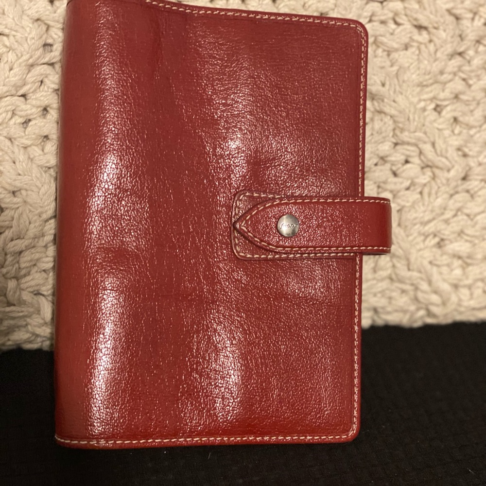 Genuine leather Filofax A5 Malden 6 ring planner binder only